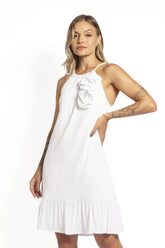 Vestido Curto Twill Alça